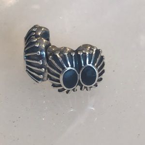 Pandora black enamel clip